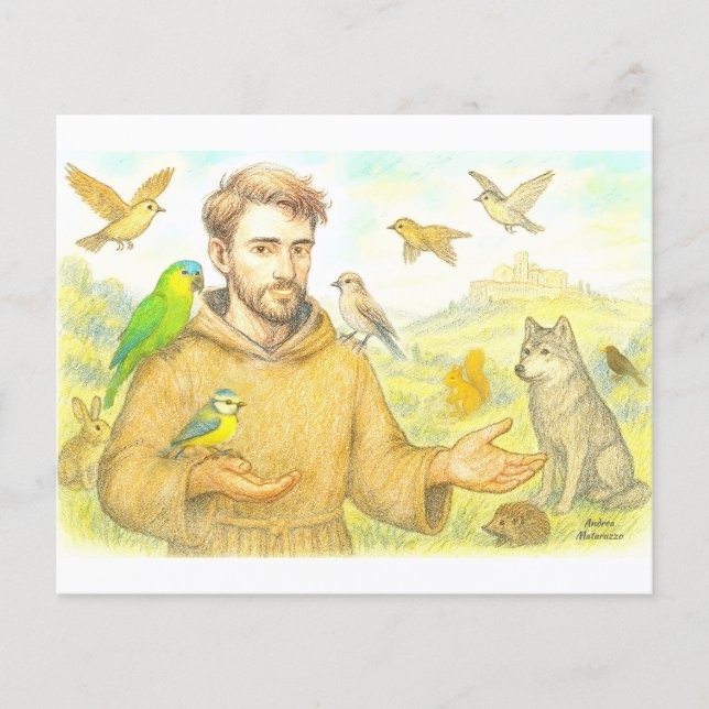 Flyer S. Francisco - o sermão para os pássaros e animais (Frente)
