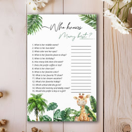 Flyer Safari Tropical Que Conhece O Melhor Jogo Da Mamãe