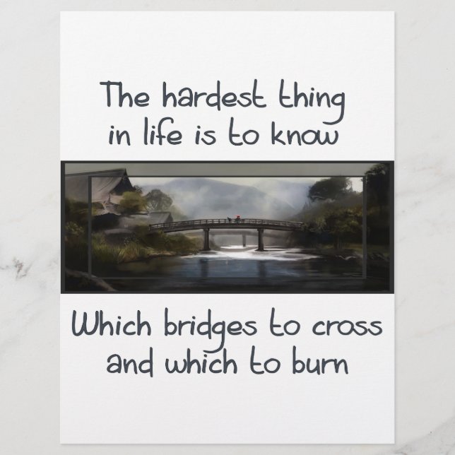 Flyer Saiba qual ponte (Frente)