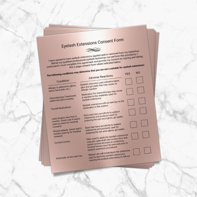 Flyer Salão de Extensão Eyelash de Dispensa de Responsab (Criador carregado)