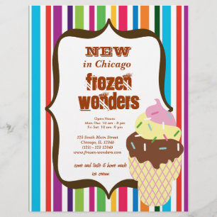 Flyer salão sorvete