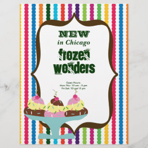 Flyer salão sorvete