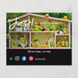 Flyer saltar para o mercado imobiliário vender casa sapo
