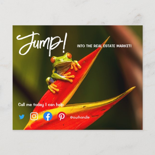 Flyer salto para o mercado imobiliário venda o sapo domé (Frente)