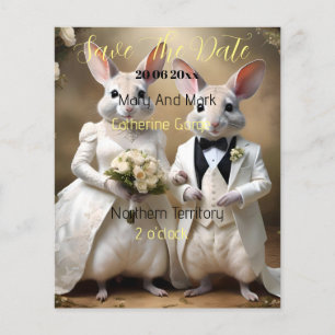 Flyer "Saltos De Amor Sob: Uma Celebração De Casamento B
