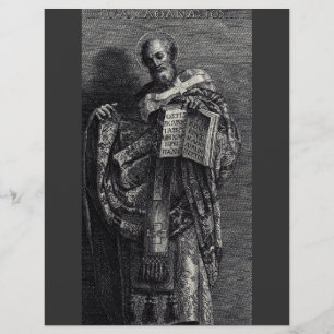 Flyer Santo Athanasius de Alexandria Pope e Patriarca