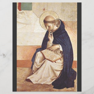 Flyer Santo Domingos de Gusmão por Fra Angelico