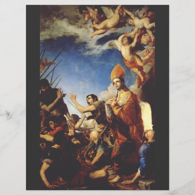 Flyer Santo Januarius, Bispo de Benevento - Belas Artes (Frente)