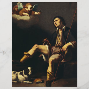 Flyer Santo Roch e o Anjo pela Cara François