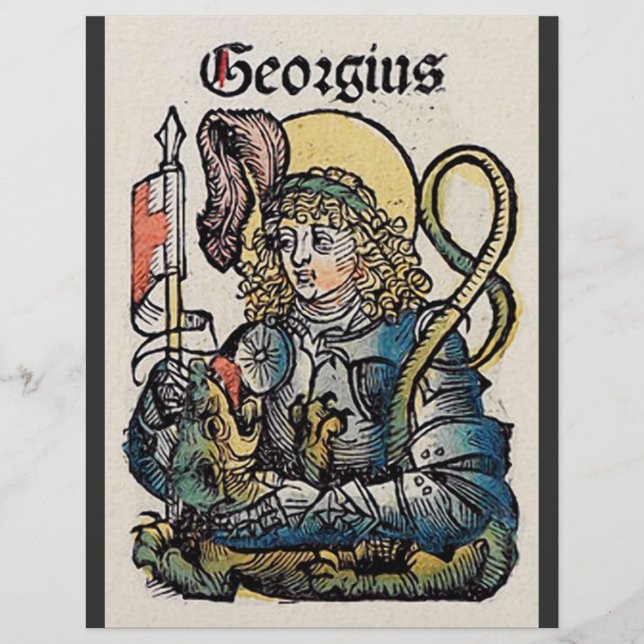 Flyer São Jorge da Crônica de Nuremberg (Frente)