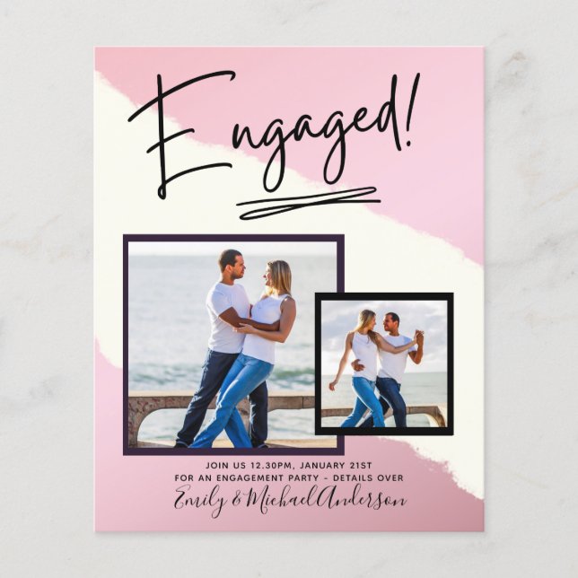 Flyer SCRIPT DE Anúncio do NOIVADO FOTO ORÇAMENTAL (Frente)