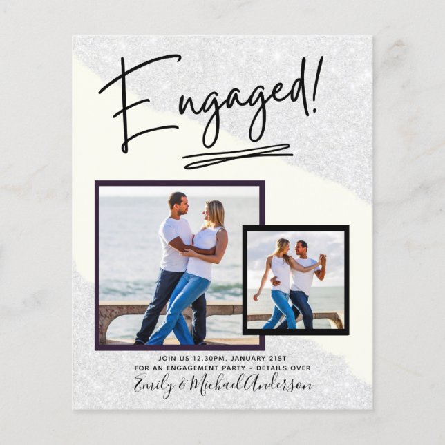 Flyer SCRIPT DE Anúncio do NOIVADO FOTO ORÇAMENTAL (Frente)