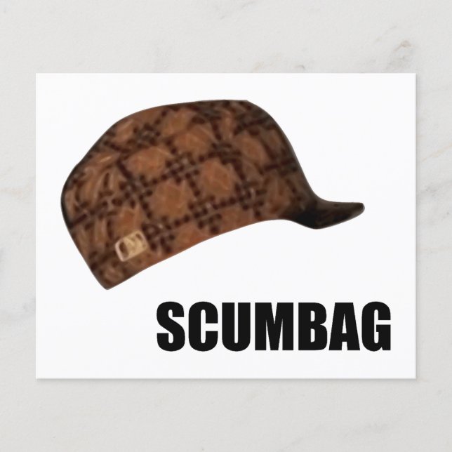 Flyer Scumbag Steve Hat Meme (Frente)