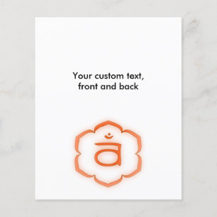 Flyer segundo Chakra - Svadhisthana