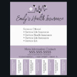 Flyer Seguro Saúde Enfermeira Desmembrar Negócios B<br><div class="desc">Flyers Modernos para Enfermeira,  Seguro Saúde,  Seguro de Vida,  Ect.</div>