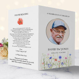 Flyer Selvagens Coloridas Silver Photo Obiturary