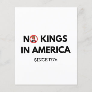 Flyer Sem reis na América desde 1776