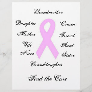 Flyer Sensibilização do Cancer da Mama