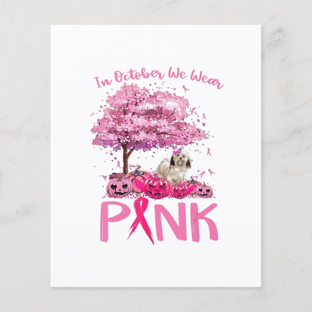 Flyer Sensibilização do Cancer da Mama Outubro Vestimos  (Frente)