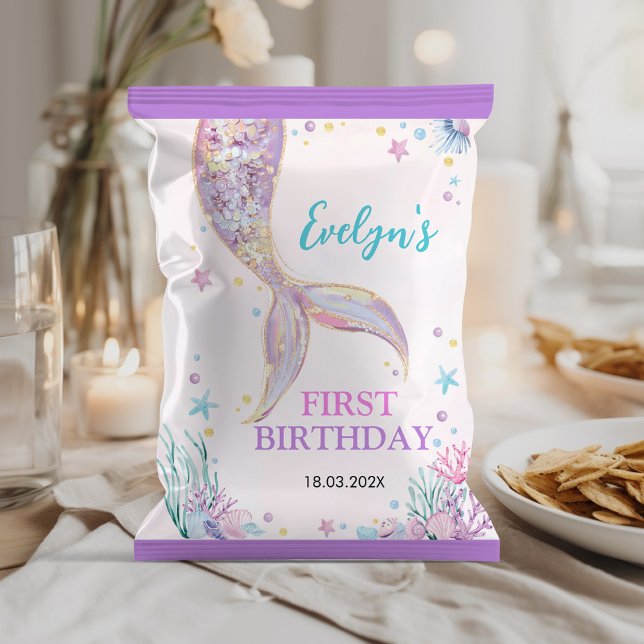 Flyer Sereia sob o Mar Morte Chip Bag Wrapper (Criador carregado)