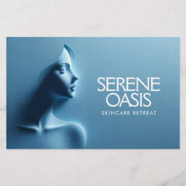 Flyer Serene Beauty Skincare, Massagem, Spa