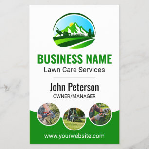 Flyer Serviço de Árvores de Jardinagem Estilo Paisagem M