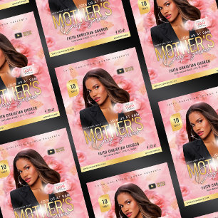 Flyer Serviço de Celebração do Dia das Mães na Igreja
