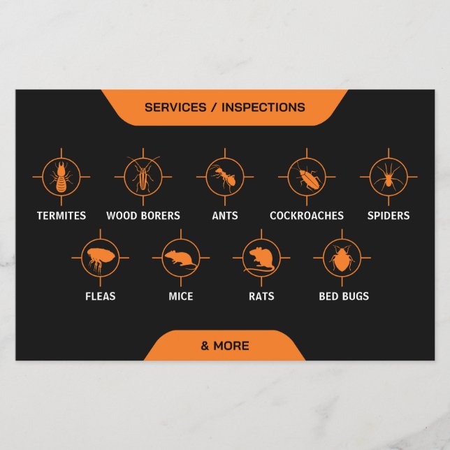 Flyer Serviço de controlo de pragas (Frente)