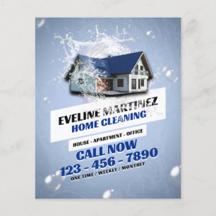 Flyer Serviço de limpeza de água salgada