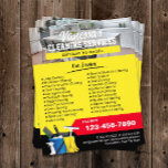 Flyer Serviço Maid de Limpeza da Janela de Limpeza da Ca<br><div class="desc">Limpeza De Janelas De Limpeza Em Casa,  Dourados Folhetos De Serviço.</div>