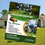 Flyer Serviços de jardim e paisagens<br><div class="desc">Apresentando o nosso melhor folheto de negócios para serviços lançados e paisagísticos - a ferramenta perfeita para mostrar a excelência de seus serviços! Faça uma impressão duradoura com um folheto de negócios de serviços relâmpago e paisagísticos que fala muito sobre seu compromisso com a excelência! Fotos e texto são personalizáveis...</div>
