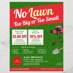 Flyer Serviços de Paisagismo   Cuidados com o Jardim e D