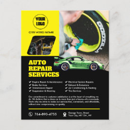 Flyer Serviços de reparo automático