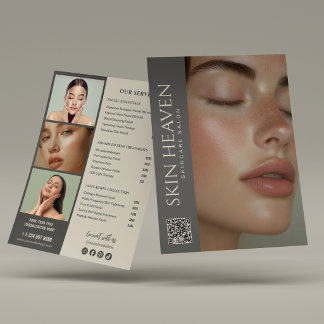 Flyer Serviços de Spa de Cuidados com a Pele Neutros Mod
