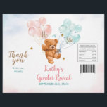Flyer Sexo do Urso Revelar Embalagem Azul Cor-de-rosa<br><div class="desc">Sexo do Urso Revelar Embalagem Azul Cor-de-rosa</div>