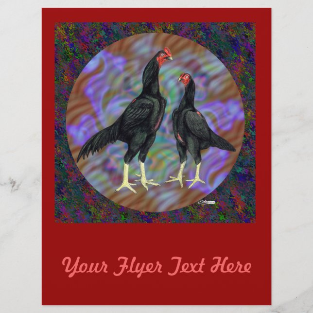 Flyer Shamo: Par Preto (Frente)