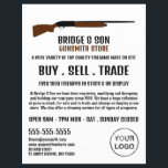 Flyer Shotgun Design, Gunsmith, Gunstore Advertising<br><div class="desc">Design De Shotgun,  Gunsmith,  Folhetos De Publicidade De Gunstore Na Loja De Cartão de visita.</div>
