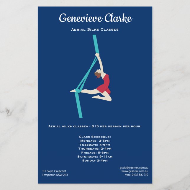 Flyer Silas aéreas (Frente)