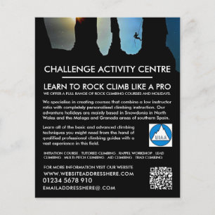 Flyer Silhueta de Montanheira, Advertido de Subida e Sub