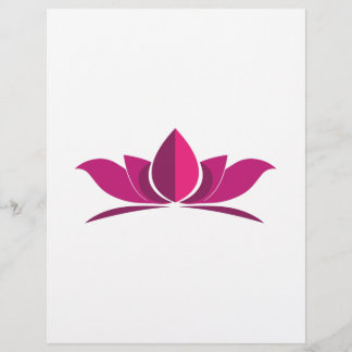 Flyer Símbolo de Meditação de Energia Yoga Lotus Ideia d