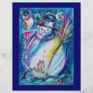 FLYER SNOWMAN COM OWL