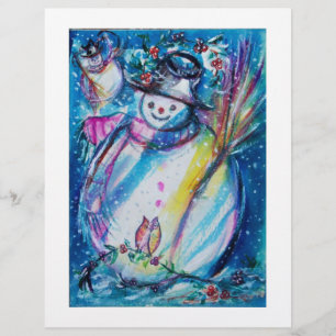 FLYER SNOWMAN COM OWL