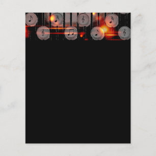 Flyer som-163665 notas de som música arte digital aleató