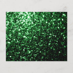 Flyer Sparkles verdes escuro do brilho do encanto bonito