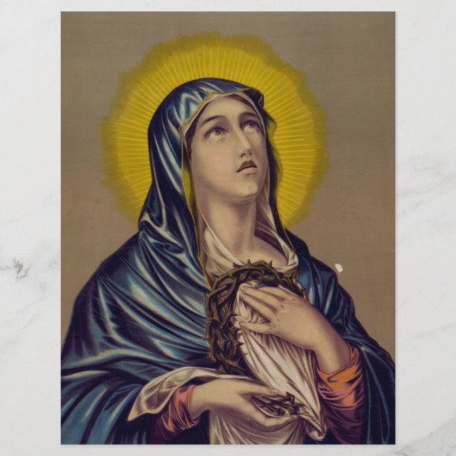Flyer Stabat Mater Nossa Senhora das Dores Arte Devocion (Frente)