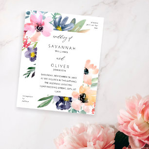 Flyer Sumário Floral de Orçamento
