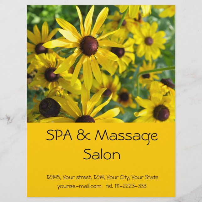 Flyer Susan de olhos negros (Frente)