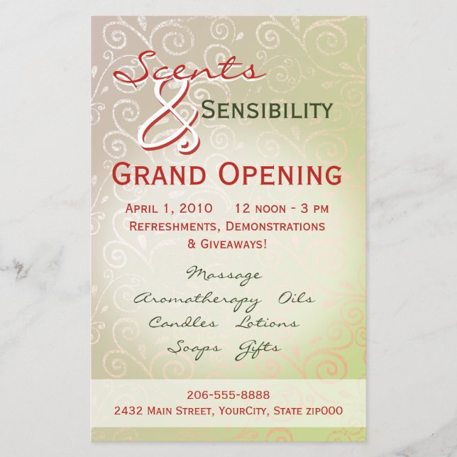 Flyer Sutis Swirls (Frente)