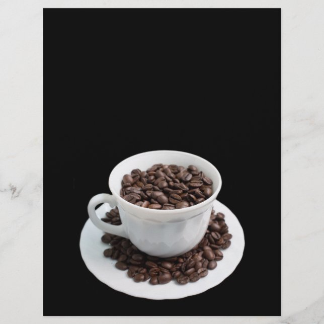Flyer Taça com grãos de café (Frente)