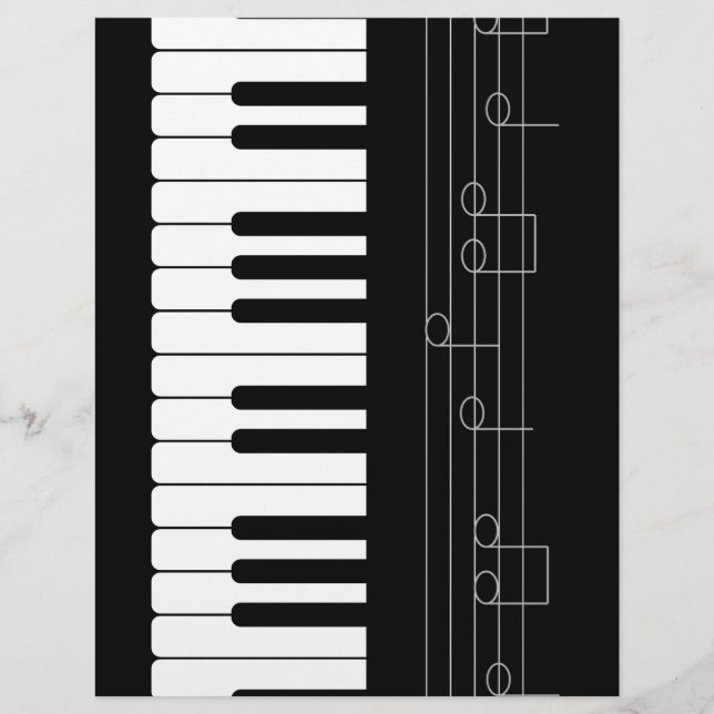 Flyer Teclado Piano (Frente)